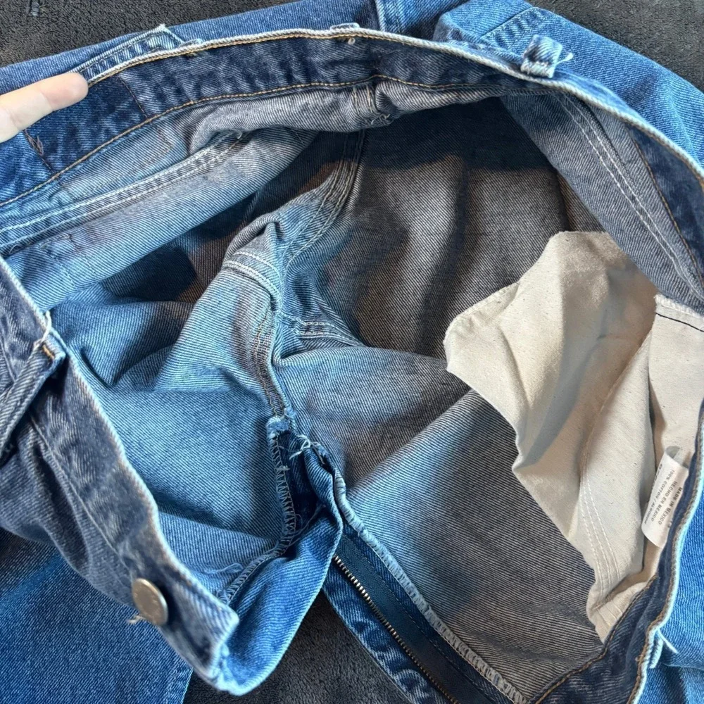 Wrangler Authentic Jeans Menswear Size 38x30 Denim Pants Classic Fit Blue